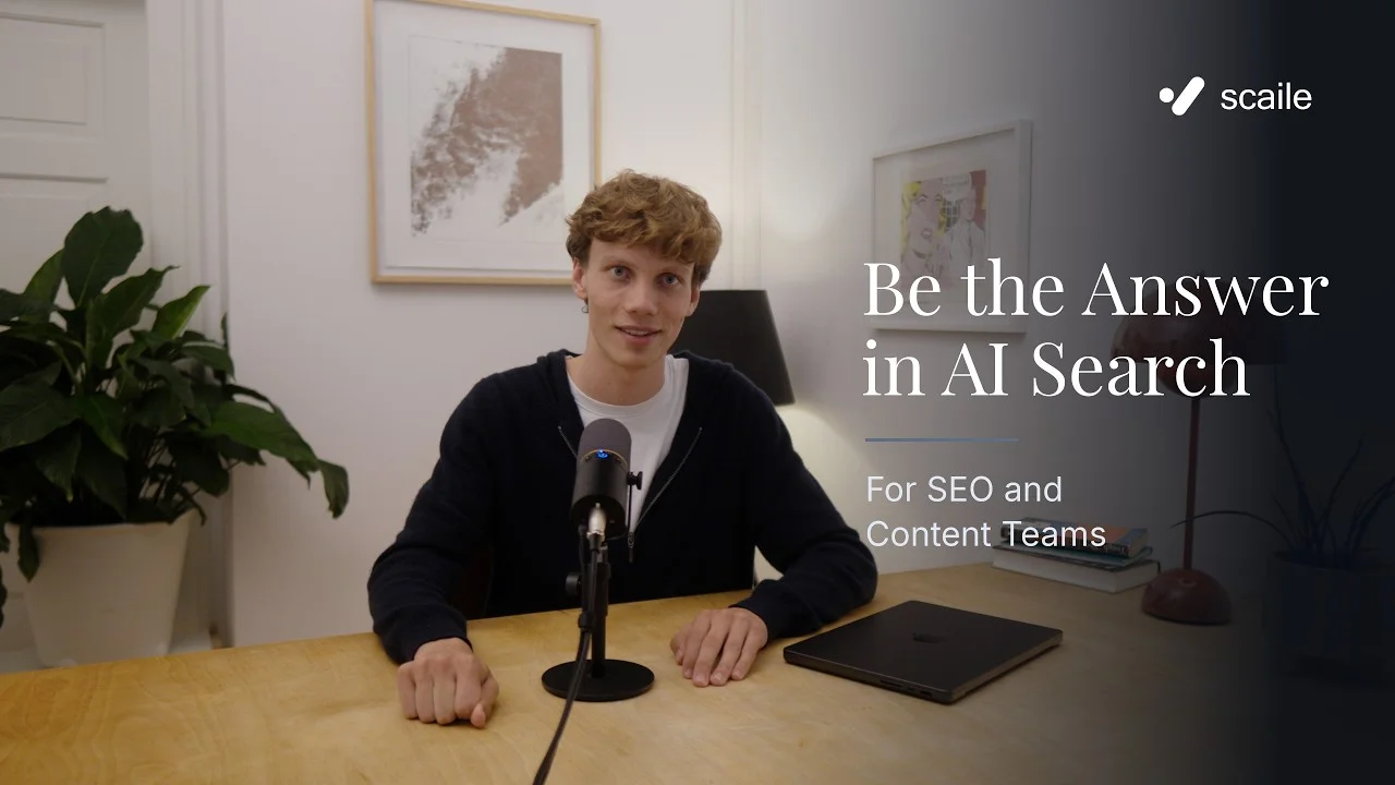 scaile organic growth overview for an in-house content team